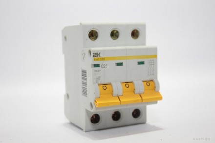 Автоматический выключатель ВА47-29 3п, С, 25А, IEK. . фото 3