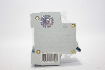 Автоматический выключатель "АсКо" - ВА-2001 3/32
имеет С-характеристи. . фото 2