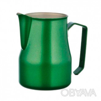 Молочник Motta Europa 750 мл, Зеленый нержавеющая сталь, для кофе, Питчер для мо. . фото 1