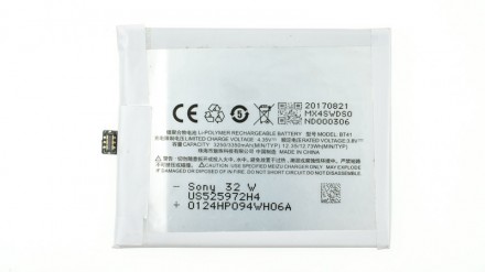 Батарея для смартфона Meizu BT41 (MX4 Pro 5.5) 3.8V 3350 mAh. . фото 4