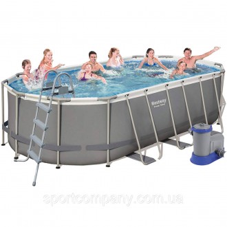 Каркасный бассейн Bestway 56710, 549 х 274 х 122 см (5 678 л/ч, дозатор, лестниц. Кам'янське. фото 1 Каркасный бассейн Bestway 56710, 549 х 274 х 122 см (5 678 л/ч, дозатор, лестниц. Кам'янське. фото 1