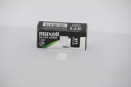 Батарейка для часов. Maxell SR920SW (371) 1.55V 39mAh 9,5x2.05mm Серебрянно-цинк. . фото 5