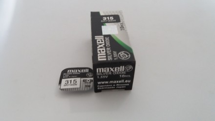 Батарейка для часов. Maxell SR716SW (315) 1.55v 21mAh 7,9x1,68mm Серебрянно-цинк. . фото 9