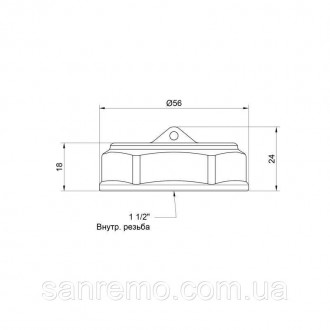 Заглушка SD Plus 1 1/2" ВР SD40240 знадобиться під час монтажу інженерних комуні. . фото 3