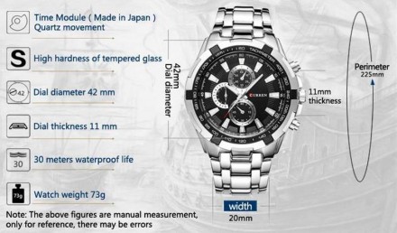 Curren 8023 кварцевые мужские часы со стальным браслетом

Цвет циферблата и бр. . фото 4