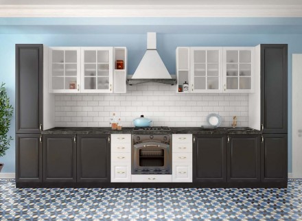 Предлагаем кухонные угловые гарнитуры КС на заказ, классические крашеные фасады.. . фото 11