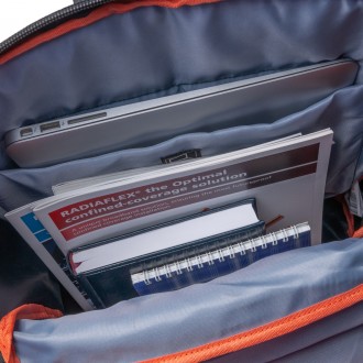 
 Легкий рюкзак для ноутбука 16 дюймів D-LEX LX670РBK 18L Чорний Стильний та пра. . фото 6