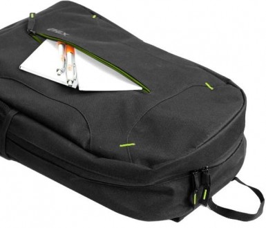 
 Легкий рюкзак для ноутбука 16 дюймів D-LEX LX670РBK 18L Чорний Стильний та пра. . фото 5