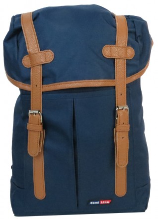 Молодежный рюкзак 15L SemiLine синий BSL155 Описание товара: Рюкзак выполнен из . . фото 2