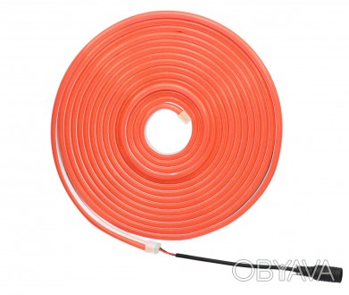 Светодиодная неоновая лента NEON 220В JL 2835-120 G IP65 красный, герметичная, 5