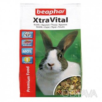 Корм для кроликов Экстра Витал является очень вкусным, высокопитательным и тщате. . фото 1