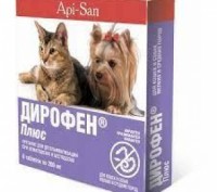 Дирофен Плюс таблетки - препарат для дегельминтизации кошек и собак мелких и сре. . фото 2