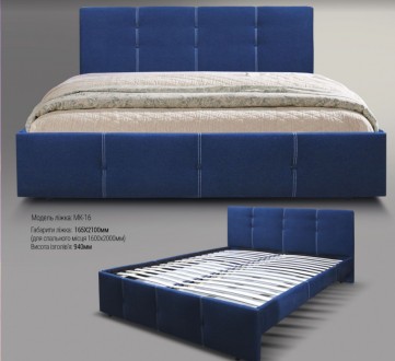 Ціна за ліжко вказана в 5 категорії тканини і в розмірі 160х200см без підйомного. . фото 3