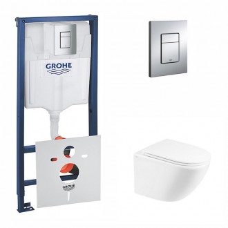 Набір інсталяція 4 в 1 Grohe Rapid SL 38772001 + унітаз з сидінням Qtap Robin QT. Ивано-Франковск. фото 1 Набір інсталяція 4 в 1 Grohe Rapid SL 38772001 + унітаз з сидінням Qtap Robin QT. Ивано-Франковск. фото 1