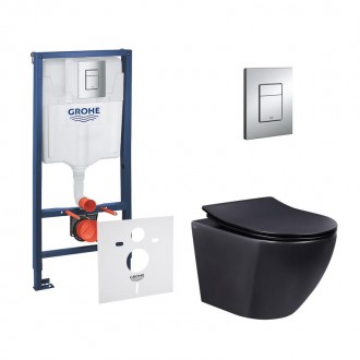 Набір інсталяція 4 в 1 Grohe Rapid SL 38772001 + унітаз з сидінням Qtap Robin QT. Ивано-Франковск. фото 1 Набір інсталяція 4 в 1 Grohe Rapid SL 38772001 + унітаз з сидінням Qtap Robin QT. Ивано-Франковск. фото 1