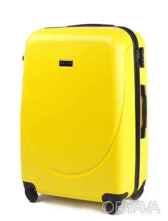 Средний пластиковый чемодан Wings 310 изготовлен из надежного и устойчивого к уд. . фото 1