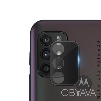 Защитное стекло BeCover для камеры на Motorola Moto E20 Black 
 
Отправка данног. . фото 1