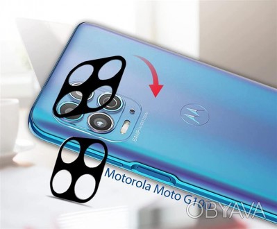 Защитное стекло BeCover для камеры на Motorola Moto G100 Black 
 
Отправка данно. . фото 1