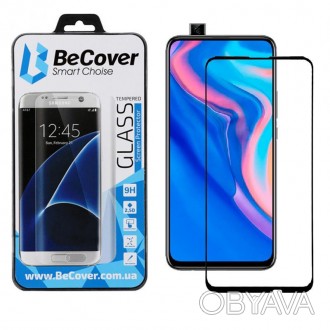 Защитное стекло BeCover для Huawei P Smart Z/Y9 Prime 2019 Black 
 
Отправка дан. . фото 1