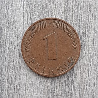 Монета ФРГ 1 пфенниг 1968 D

Сталь с латунным покрытием. . фото 5