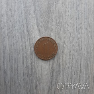 Монета ФРГ 1 пфенниг 1968 D

Сталь с латунным покрытием. . фото 1