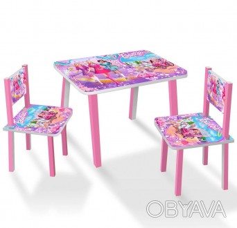 Набор мебели - столик и 2 стульчика "Barbie" (Барби) арт.C 088
Комплект мебели с. . фото 1