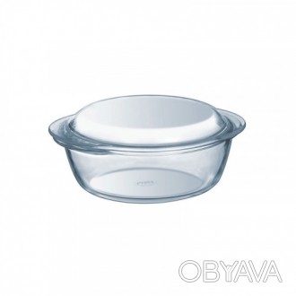 Кастрюля стеклянная PYREX ESSENTIALS 207A000/7143 (1.1л+0.3л). . фото 1