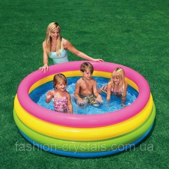 Яскравий дитячий надувний басейн доставить Вашому маляті море позитивних емоцій . . фото 4