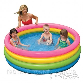Яскравий дитячий надувний басейн доставить Вашому маляті море позитивних емоцій . . фото 1