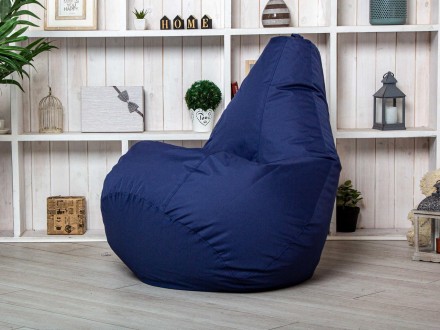 Кресло мешок Oxford 600d
 
Цвет: Темно-Синий 
Наличие съемного чехла- Да
Наличие. . фото 2