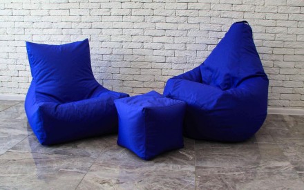 Набор мягкой мебели XL
Кресло мешок + груша + пуф 
 
 
Цена указана за набор! (к. . фото 3