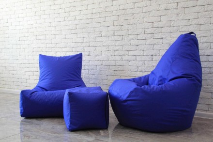 Набор мягкой мебели XL
Кресло мешок + груша + пуф 
 
 
Цена указана за набор! (к. . фото 7