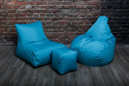 Набор мягкой мебели XL
Кресло мешок + груша + пуф 
 
Цена указана за набор! (кре. . фото 3