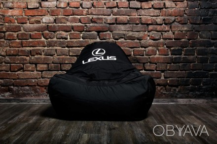 Кресло мешок мяч диван с логотипом Lexus XL oxford 
Мягкая мебель от украинского. . фото 1