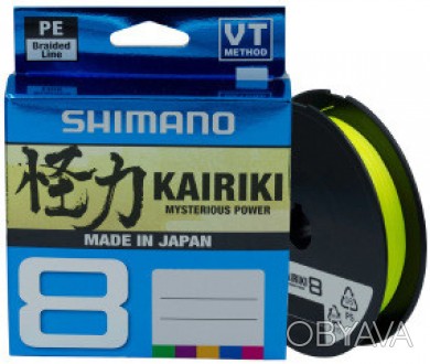  Шнур Shimano Kairiki 8 PE – обновлённый восьмижильный шнур, который выполнен по. . фото 1