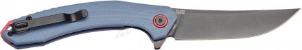 Нож CJRB Gobi Black Blade Gray blue, сталь AR-RPM9 
 
Полноразмерный складной но. . фото 4