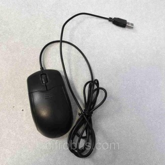 Мышь компьютерная проводная, интерфейс подключения: USB, количество кнопок: 3 + . . фото 3