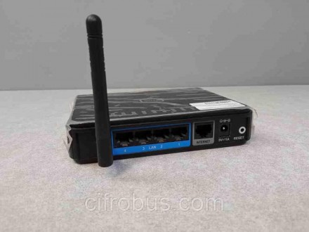Wi-Fi-роутер, стандарт Wi-Fi: 802.11g, макс. скорость: 54 Мбит/с, коммутатор 4xL. . фото 9