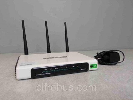Wi-Fi-роутер, стандарт Wi-Fi: 802.11n, макс. скорость: 300 Мбит/с, коммутатор 4x. . фото 4