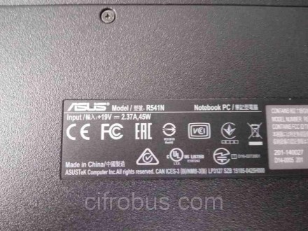 Asus R541N (15.6"/1366x768/Intel Celeron N3350 1.10MHz/RAM 4GB/HDD 500GB/NVidia . . фото 8