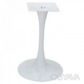 Опора металлическая для стола, крашеная, цвет белый/черный (наличие уточняйте).
. . фото 1
