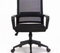 Сучасне офісне крісло .
Висока спинка з чорної сітки mesh 
М'яке сидіння з чорно. . фото 3