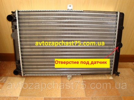 Радіатор водяного охолодження двигуна на автомобілі Ваз 2108, 2109, 21099, 2113,. . фото 3