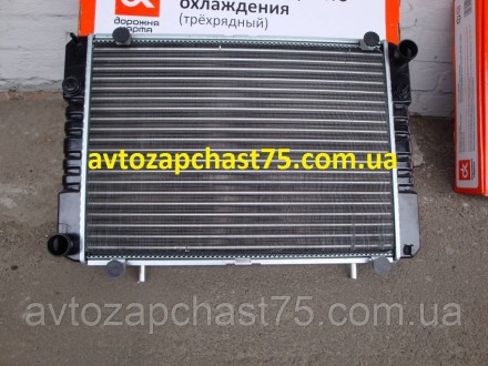 Радіатор водяного охолодження двигуна на автомобілі Газель, Газ 3302, Газ 2217 С. . фото 3