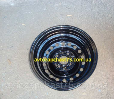 Колесний диск сталевий чорний на автомобілі Ваз 2101, 2102, 2103, 2104, 2105, 21. . фото 4