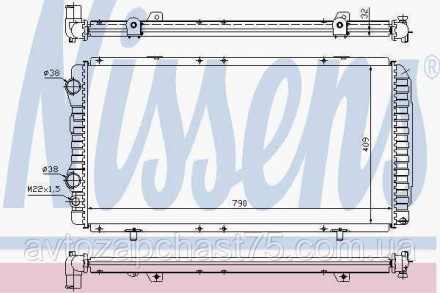 Радіатор водяного охолодження CITROEN JUMPER ,FIAT DUCATO,PEUGEOT BOXER.
Виробни. . фото 3