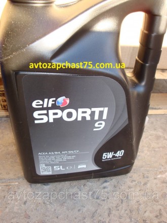 Олія Elf Sporti 9 5W-40, 5 литров.
Код за каталогом: 208440.
Картка для замовлен. . фото 2