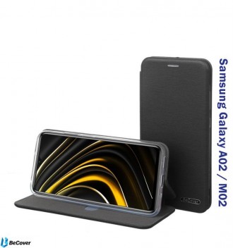 Чeхол-книжка BeCover Exclusive для Samsung Galaxy A02 SM-A022/M02 SM-M022 Black . . фото 2