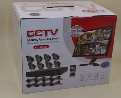 
Комплект відеоспостереження на 8 камер із реєстратором UKC DVR KIT-945 8ch Gibr. . фото 7