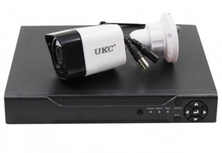 
Комплект відеоспостереження на 8 камер із реєстратором UKC DVR KIT-945 8ch Gibr. . фото 5